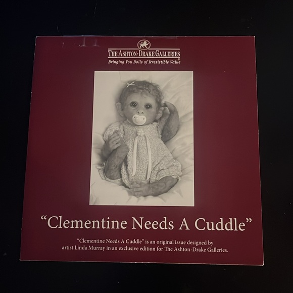 Ashton Drake Clementine SoTruely Real Lifelike Baby Monkey Doll - Picture 7 of 7